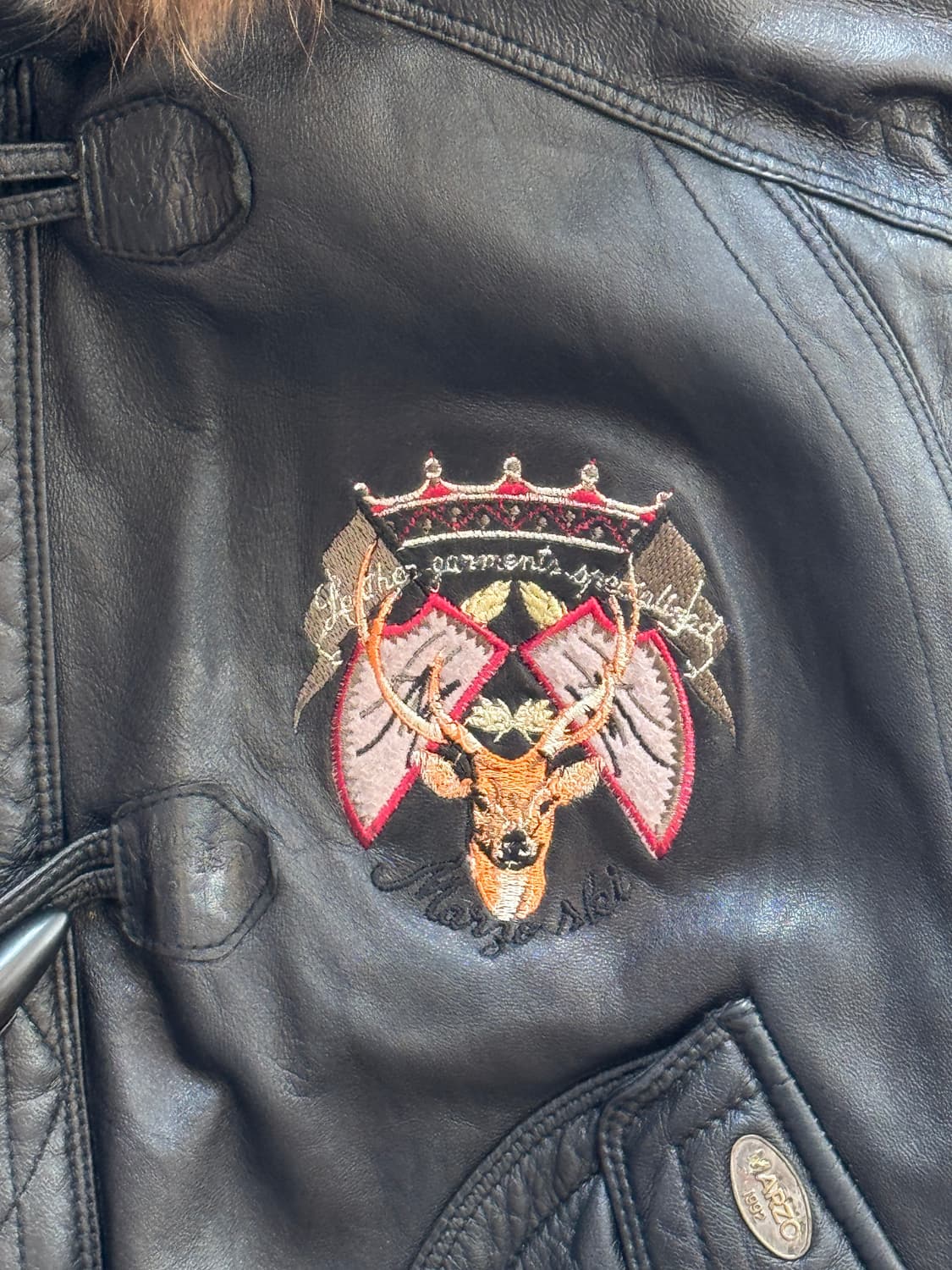 빈티지 후드 양가죽 자켓(O31) 상품이미지3