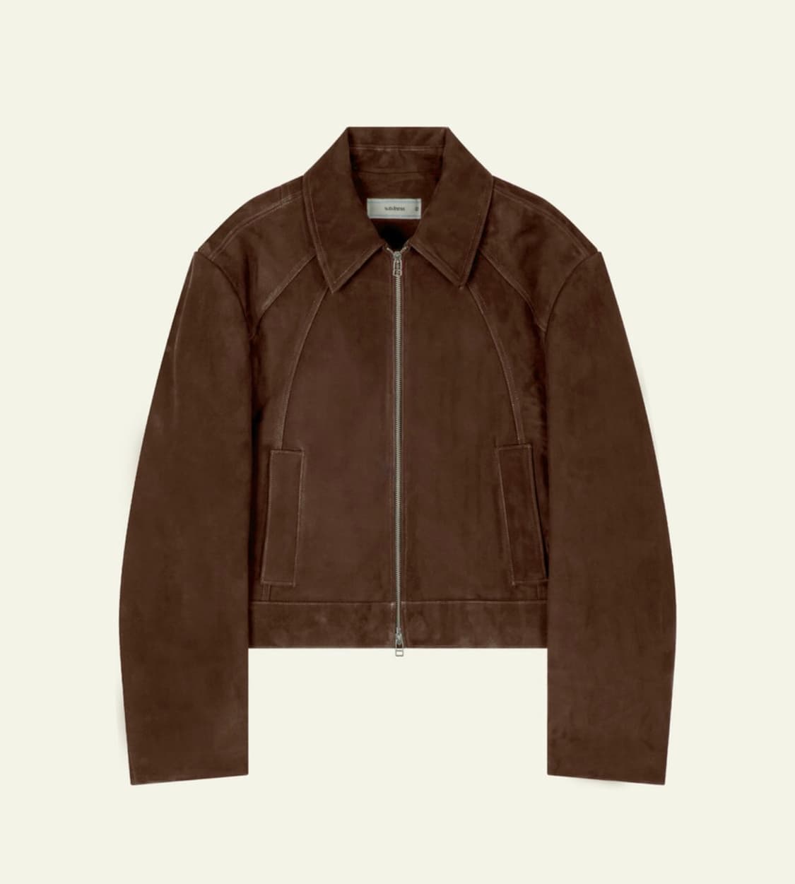 웨이비니스 크롭 스웨이드 브라운 2 상품이미지1