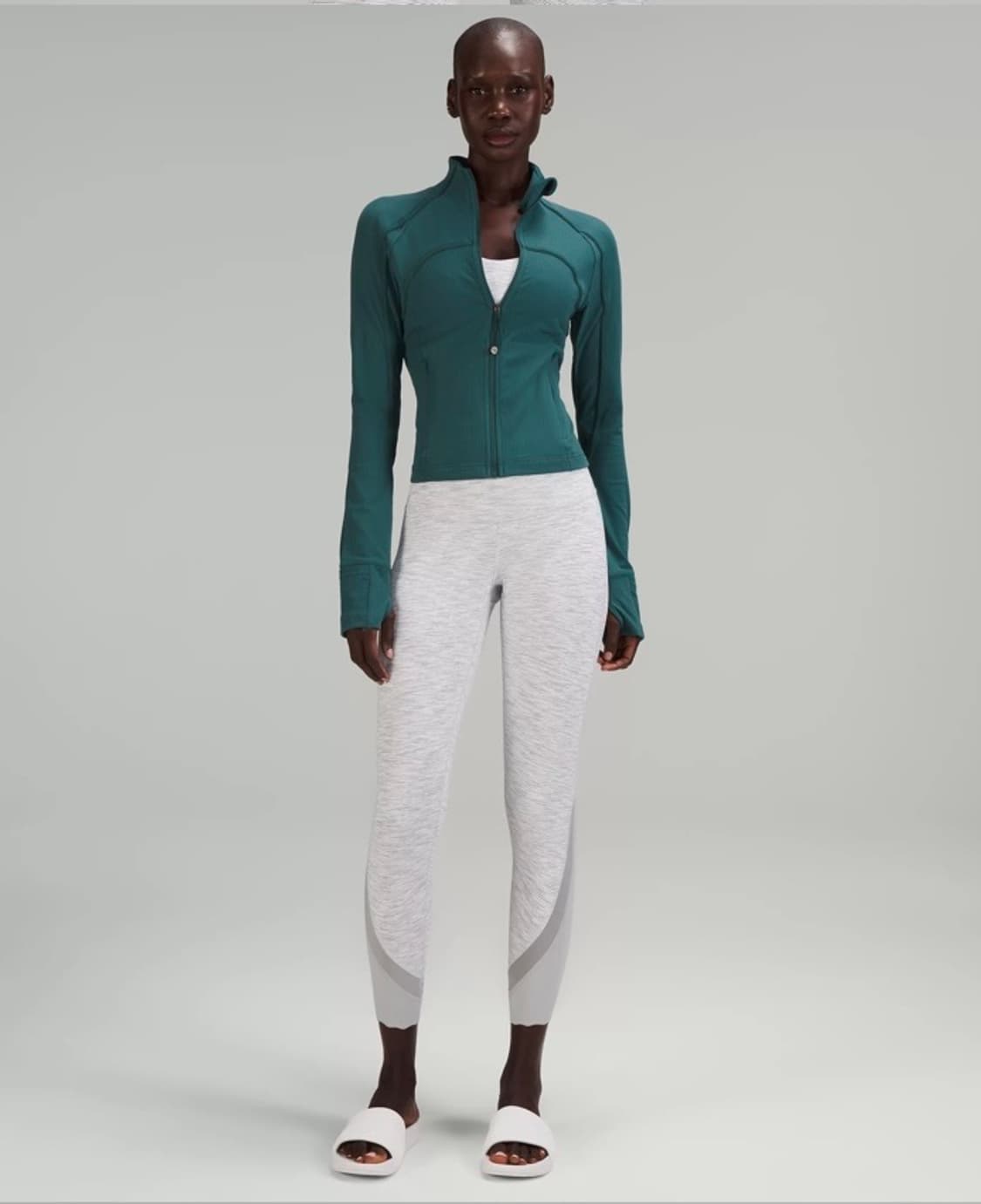 [매장 정품] 룰루레몬 크롭 디파인 재킷 리브드 Nulu 상품이미지4