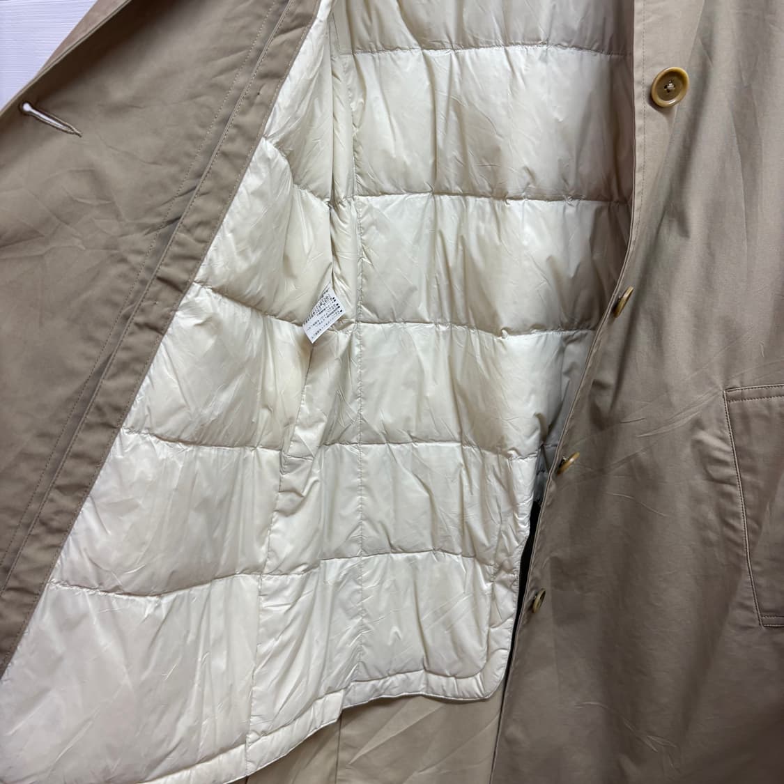 MHL 마가렛호웰 다운 패딩 퀼팅 트렌치 코트  상품이미지8