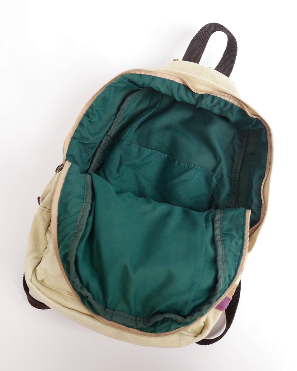 [anello] 아이보리 워시드 캔버스 백팩 상품이미지6