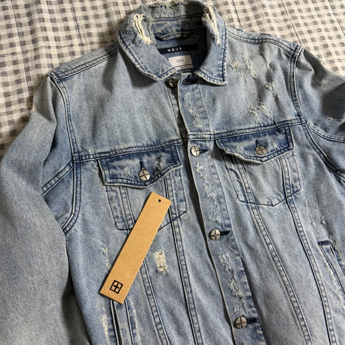(M) Ksubi 수비 디스트로이드 데님 자켓 상품이미지4