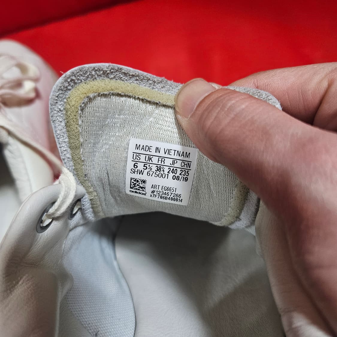 OAMC x 아디다스오리지널 TYPE-2L 오프화이트 가죽 스니커즈 상품이미지8