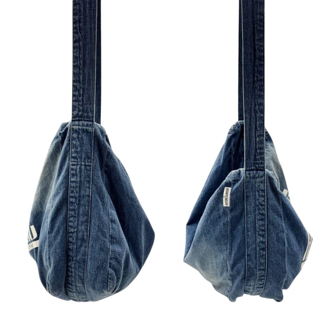 히스테릭글래머 x H.UNIT 데님 숄더백 블루 상품이미지7