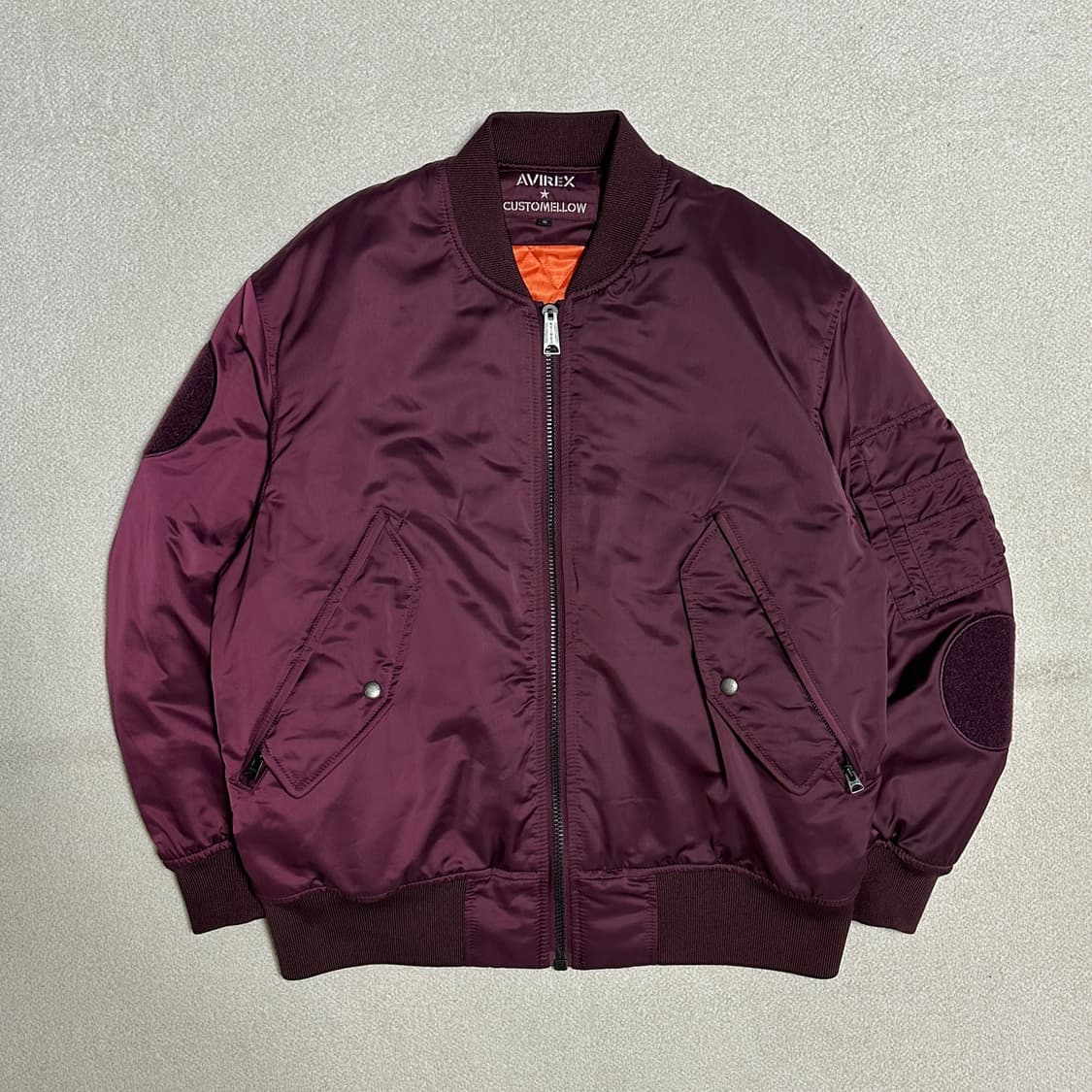 커스텀멜로우 아비렉스 MA-1 플라이트 자켓 상품이미지2