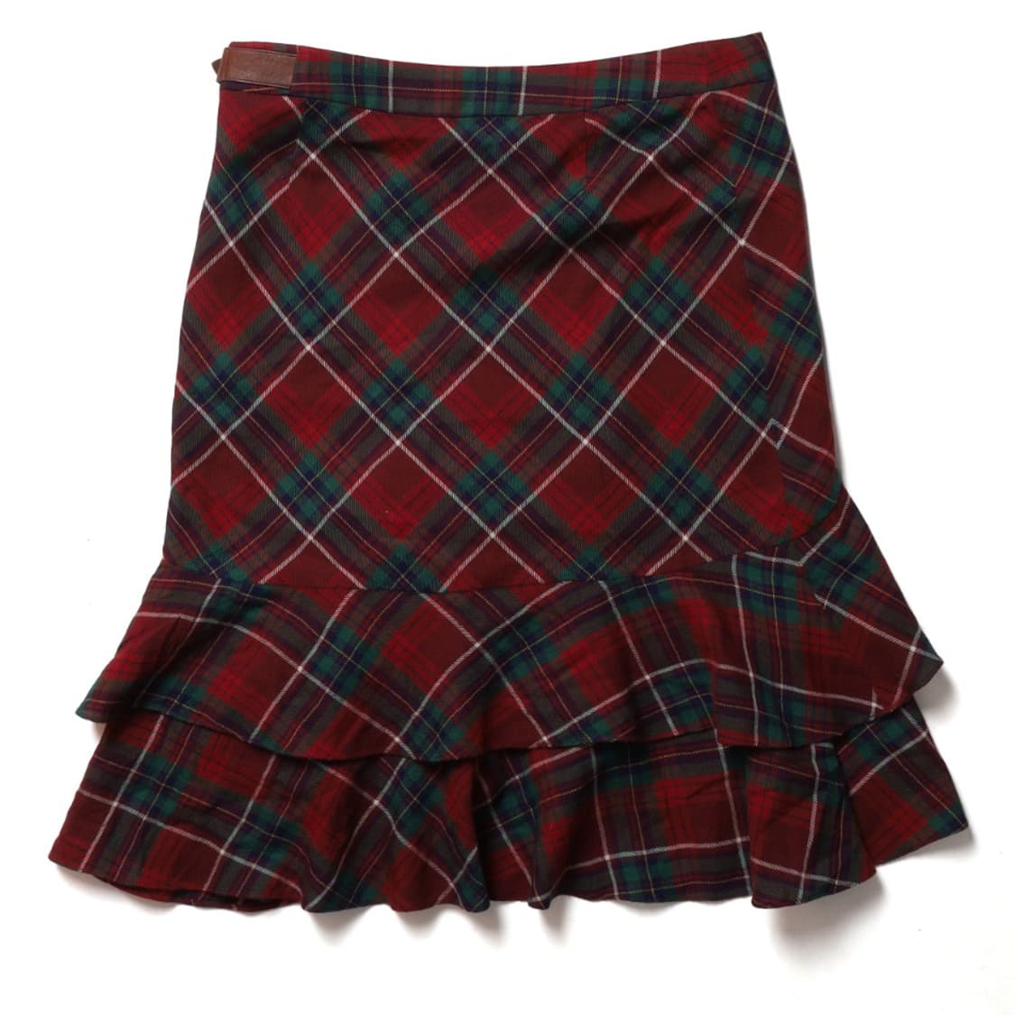 랄프로렌 Ralph Lauren Tartan Check Wool Fril 상품이미지4