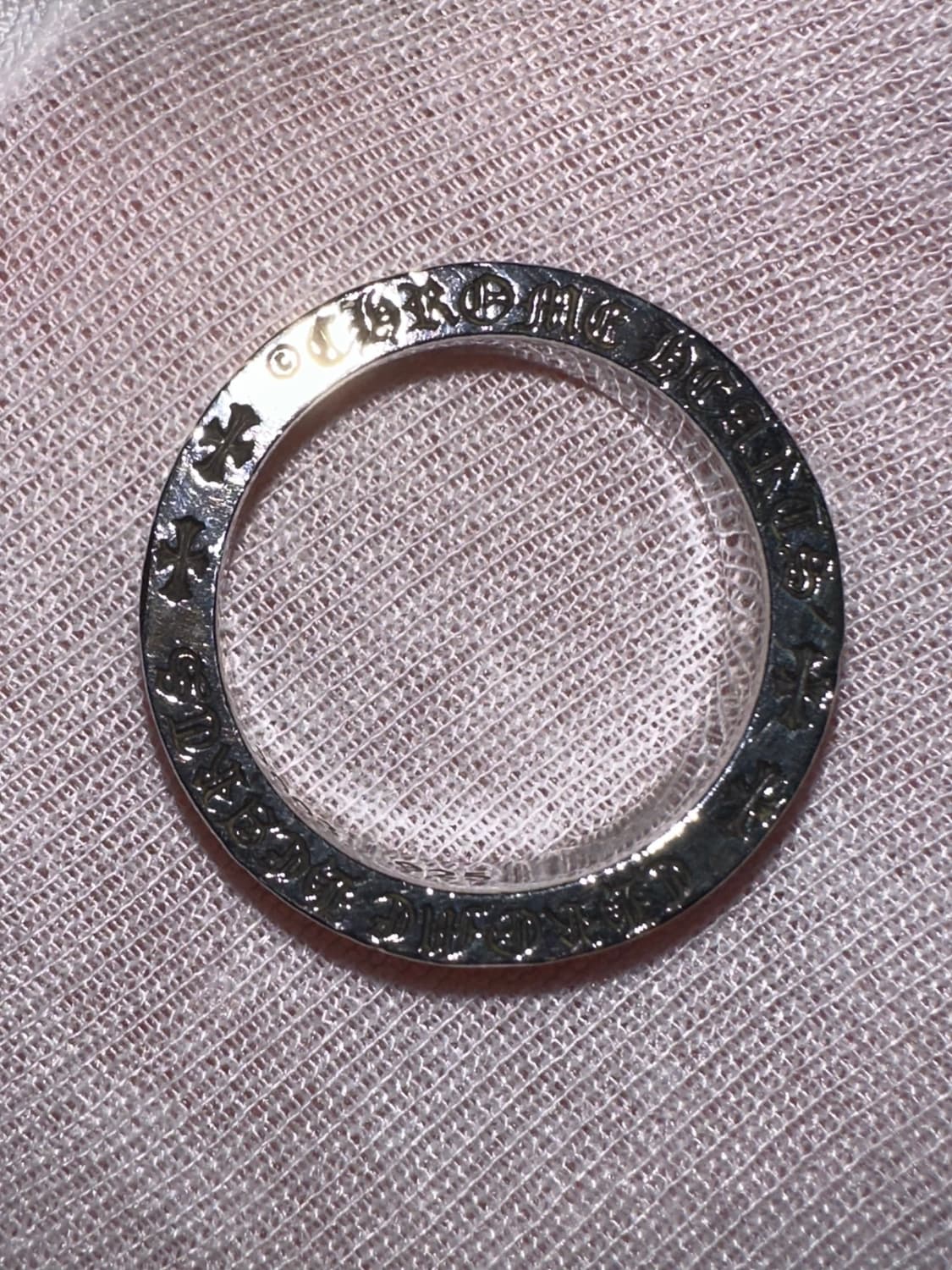 [US 10.5] 백화점판 정품 크롬하츠 포에버링 6mm 상품이미지7