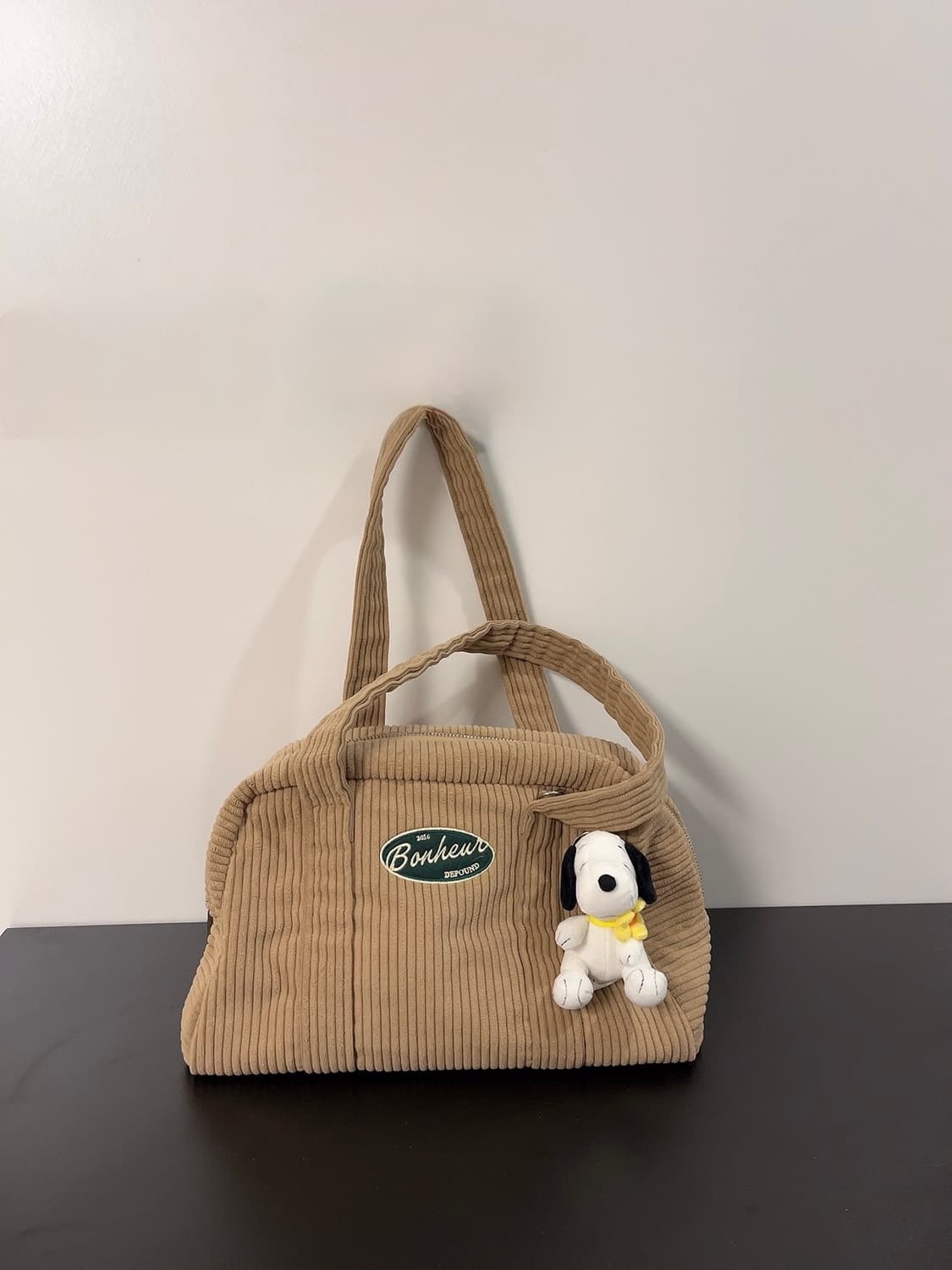 드파운드 코듀로이 볼링백 숄더백  상품이미지3