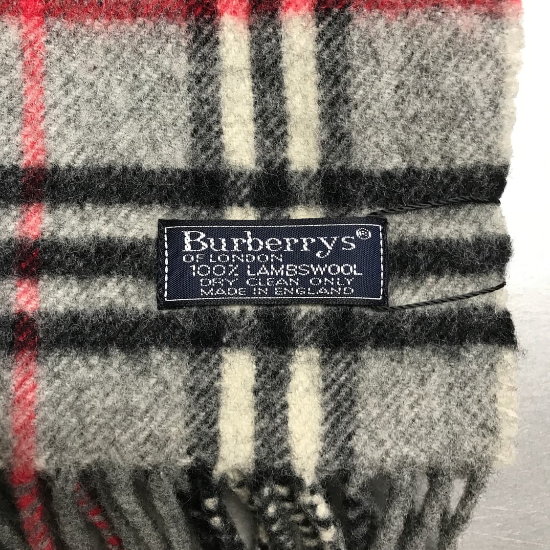 버버리 정품 램스울 머플러 그레이 상품이미지4