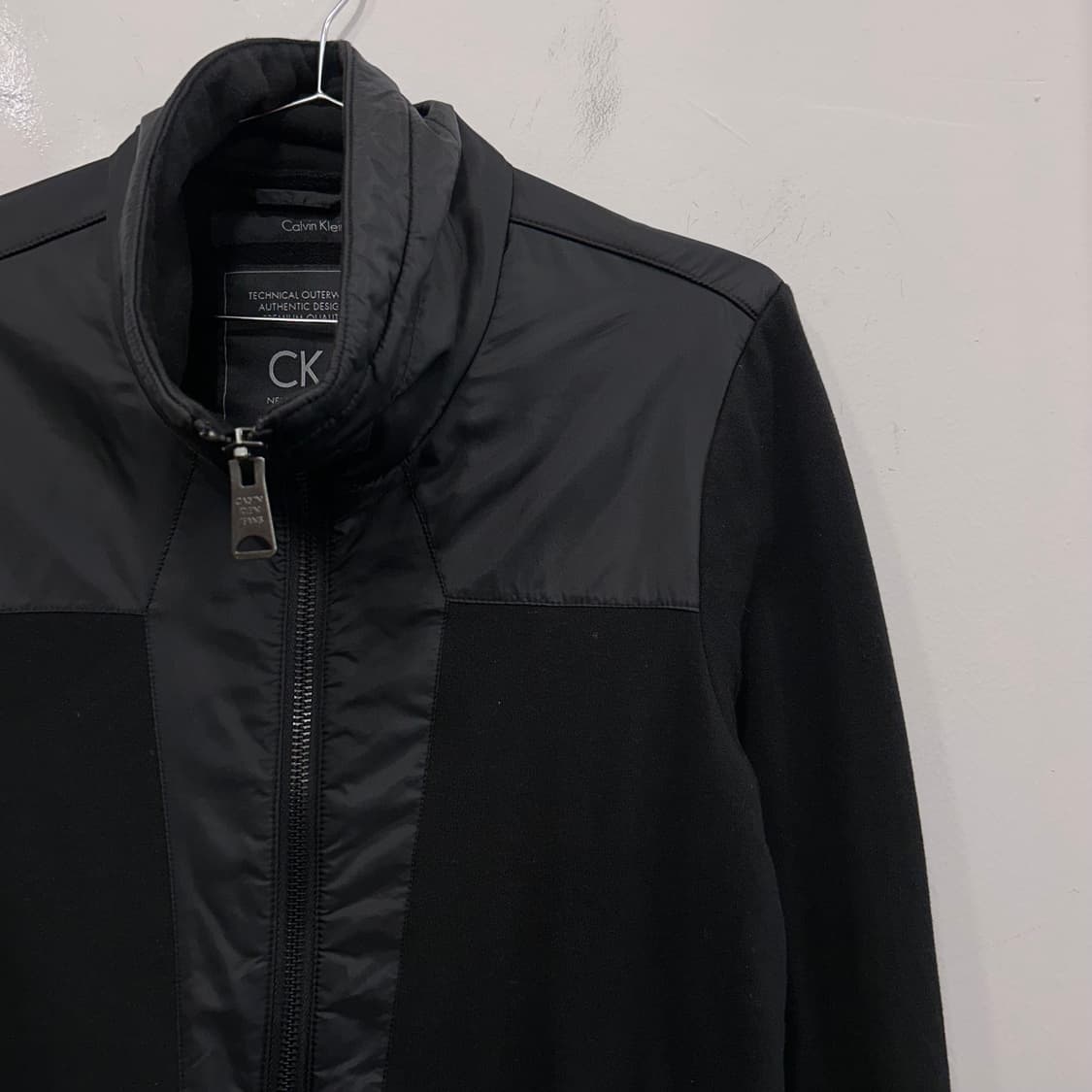 캘빈클라인 나일론 패치 이너후리스 코튼자켓 상품이미지1