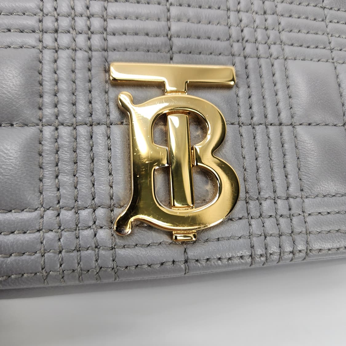 초민트급 버버리 스몰 롤라백 체인 숄더백 그레이 금장 상품이미지2