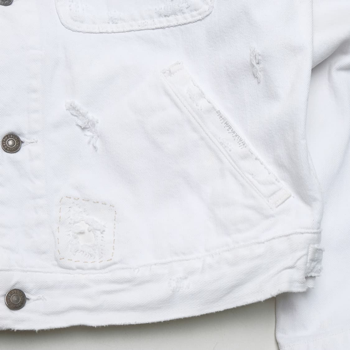 boro white denim trucker 상품이미지5