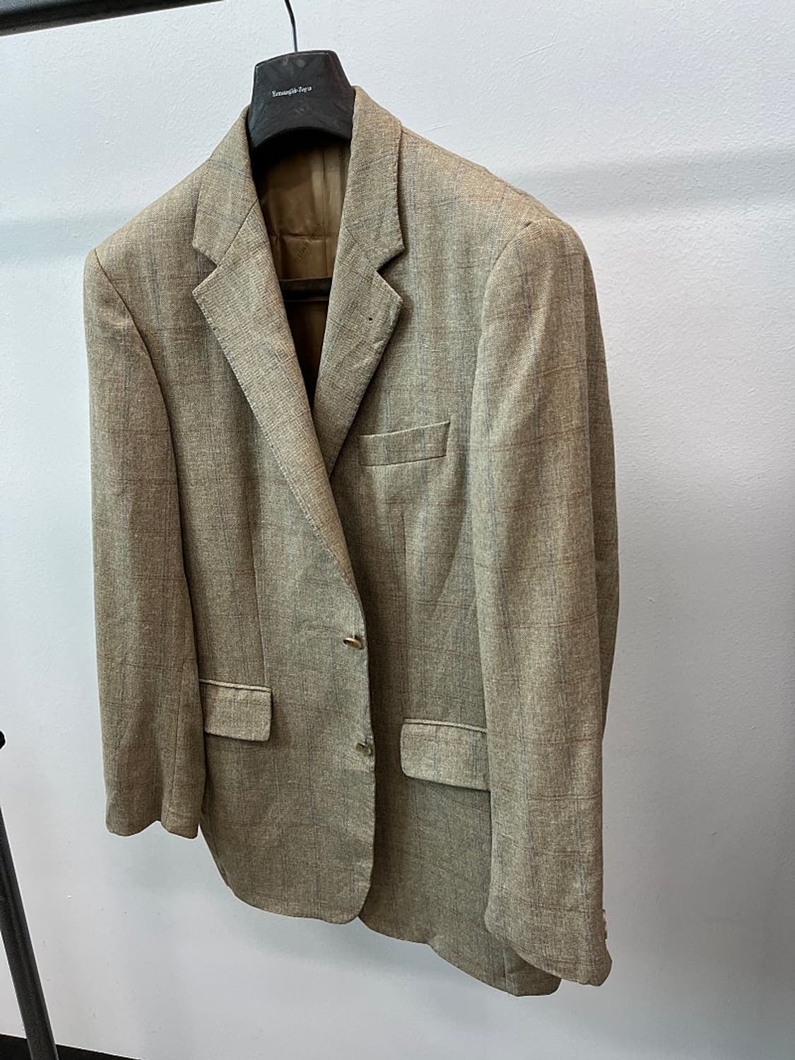 110) 버버리 런던 체크 린넨자켓  상품이미지1