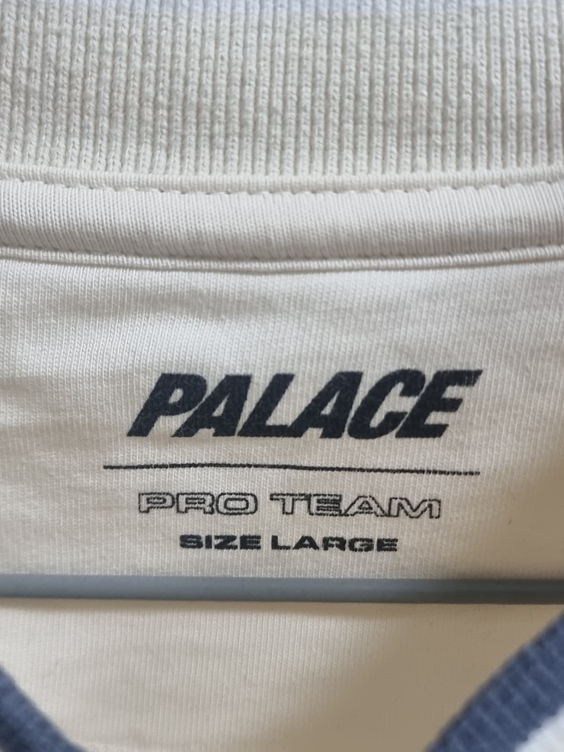 팔라스 스타 스크립트 크루넥 소프트 화이트 L 상품이미지3