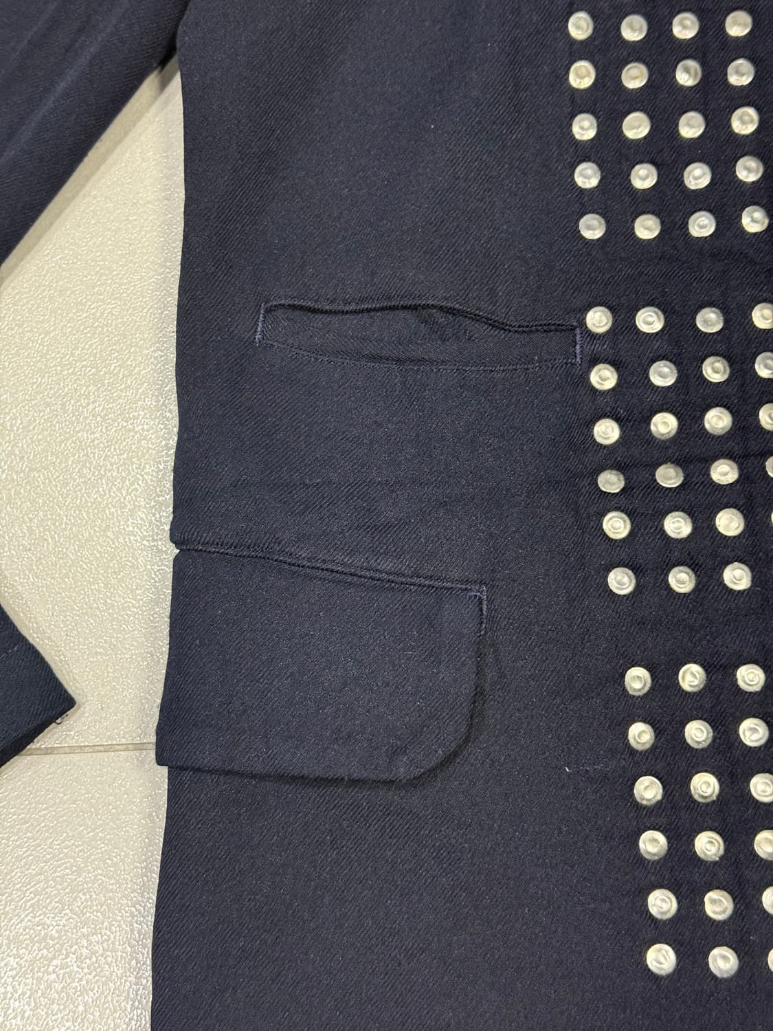 2006 꼼데가르송 스터드 폭탄 리버시블 블레이저 자켓 상품이미지6