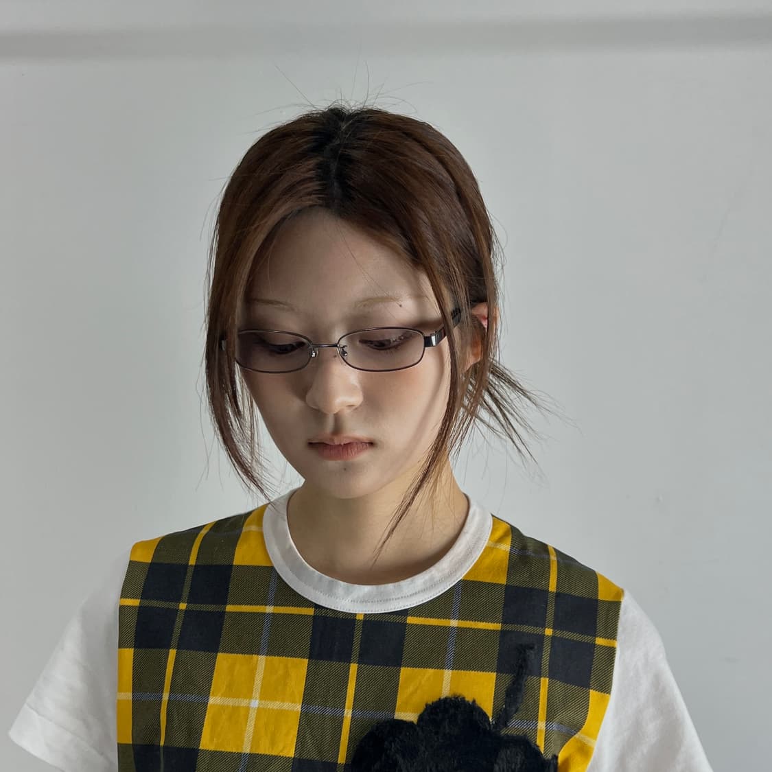 Gucci (구찌) 사이드 셰리 라인 메탈 프레임 안경 상품이미지2