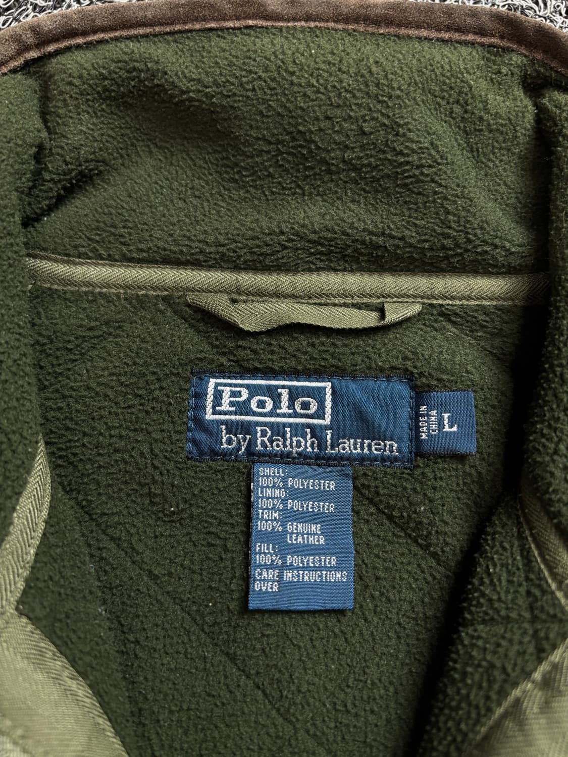 폴로 랄프로렌 아메카지 올리브 기모 퀼팅 자켓 2039 상품이미지4