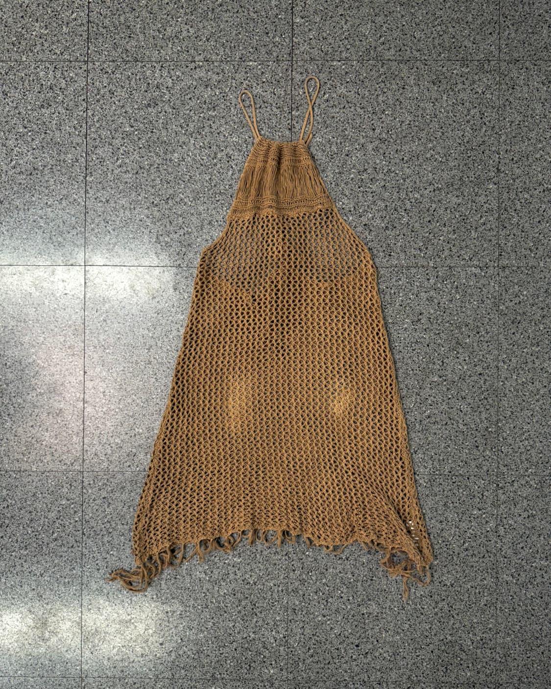 vintage bohemian knit beach cover up  상품이미지1
