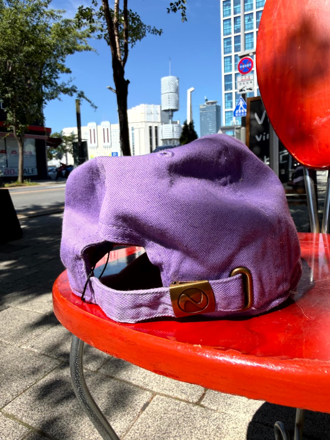 Newhattan Classic Purple Cotton Cap 상품이미지3
