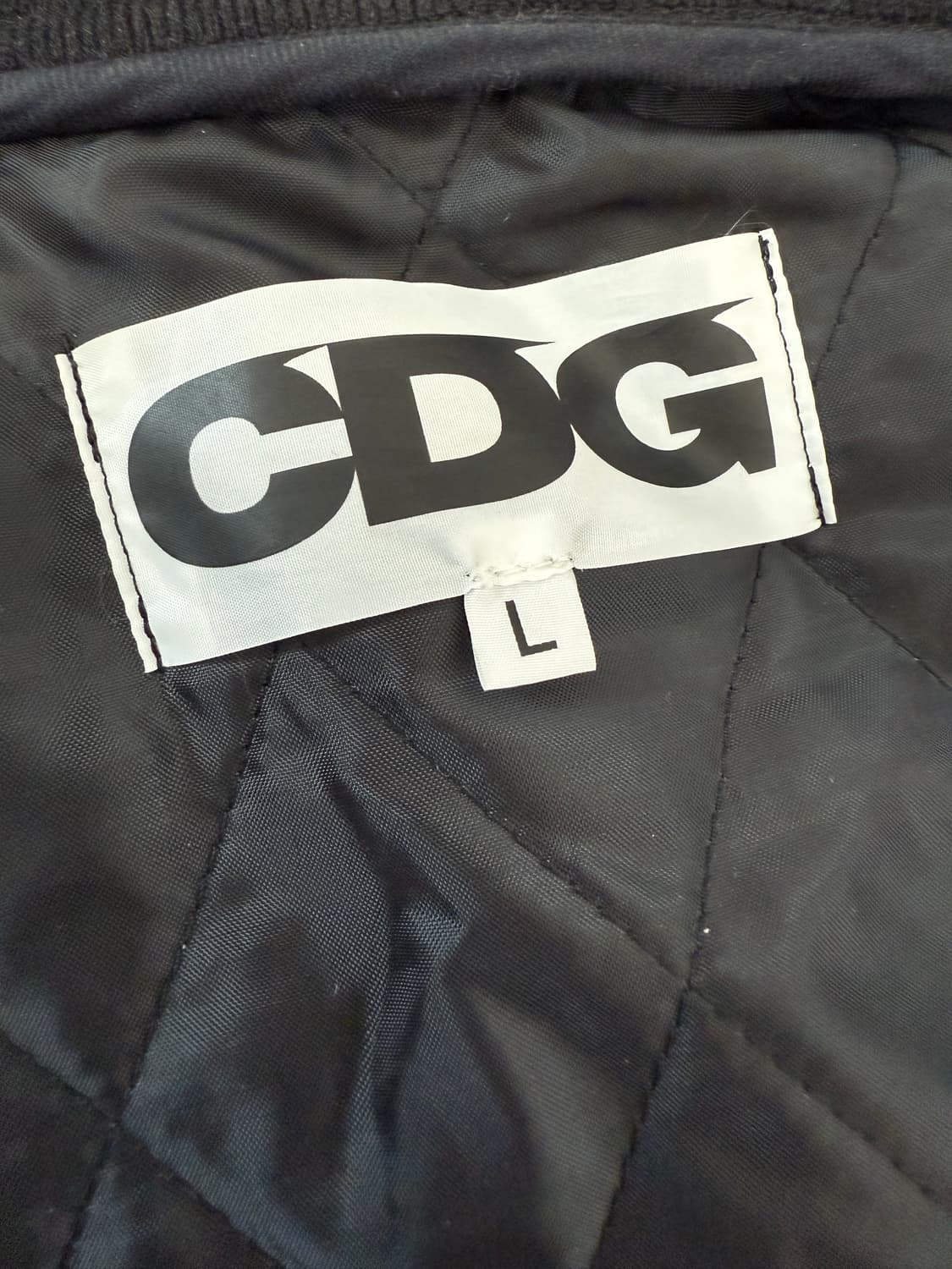 Cdg 퀼티드 스태프 블루종 L 상품이미지3