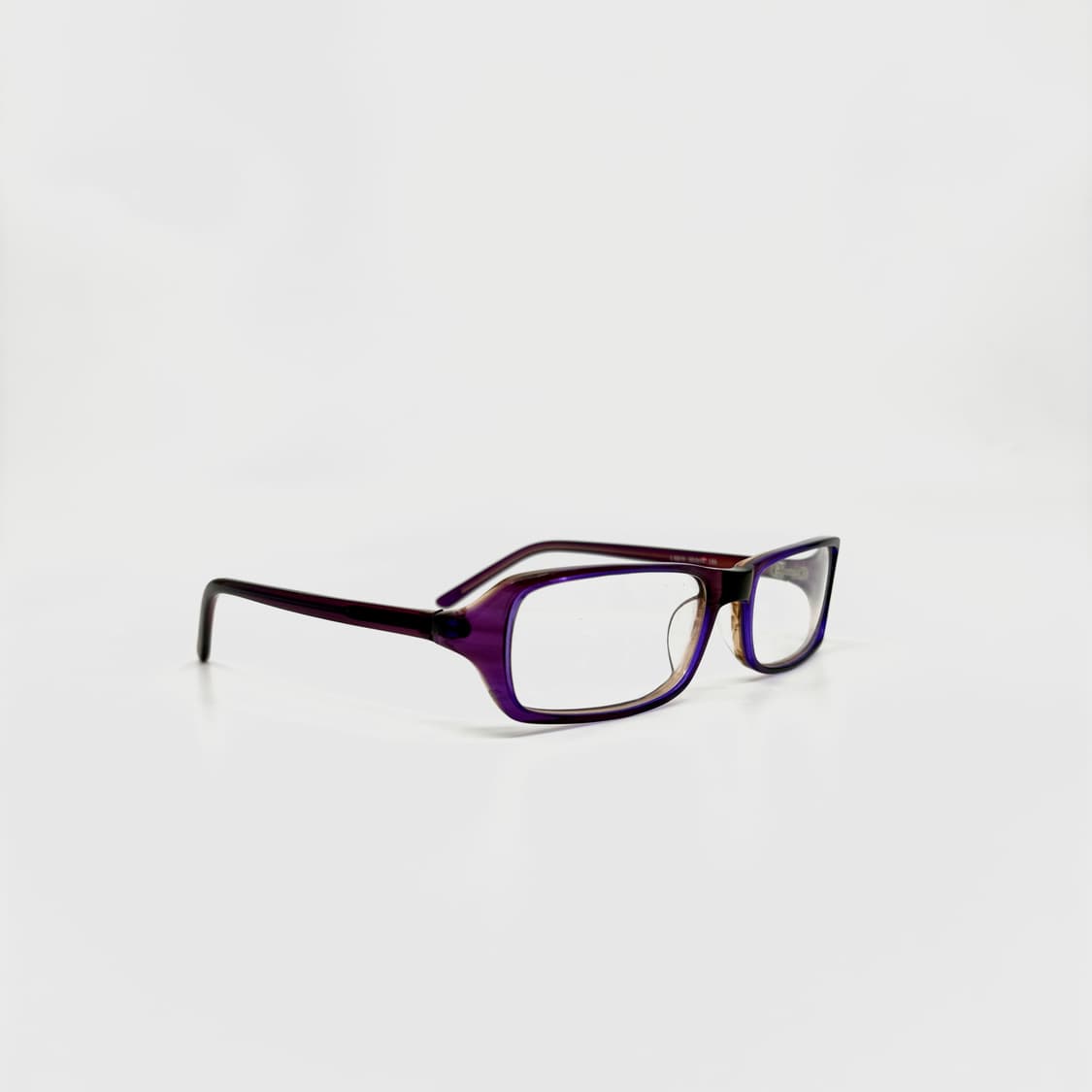 ISIS 퍼플 보라색 유광 도금 프레임 뿔테 안경 상품이미지2