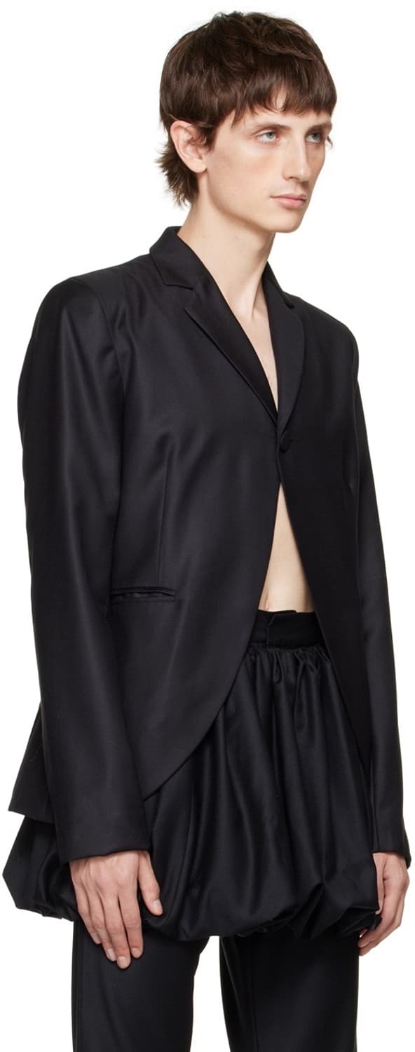 Aaron esh 아론애쉬 블랙 싱글버튼 블레이저 상품이미지2