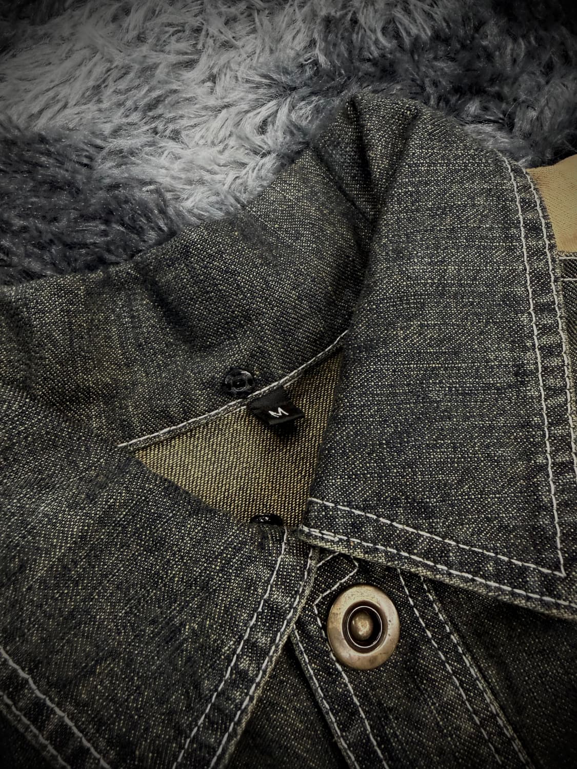 중청 그런지 디스트로이드 데님 자켓 상품이미지9