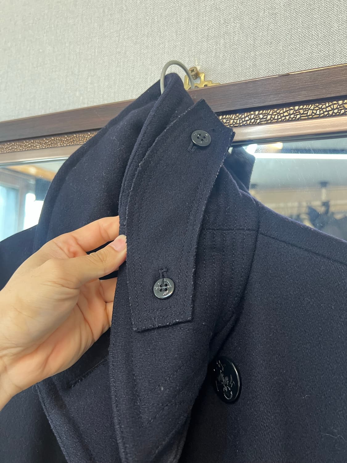 Rrl 네이비 울 피코트 m 상품이미지5