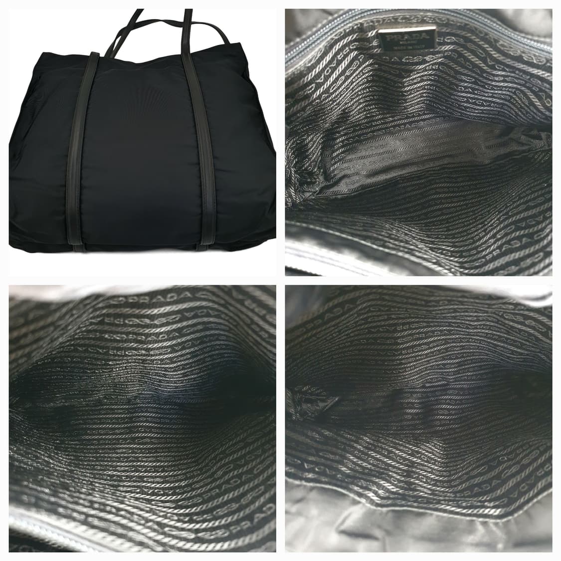 프라다 삼각로고 리나일론 블랙 숄더백 B6506 상품이미지10