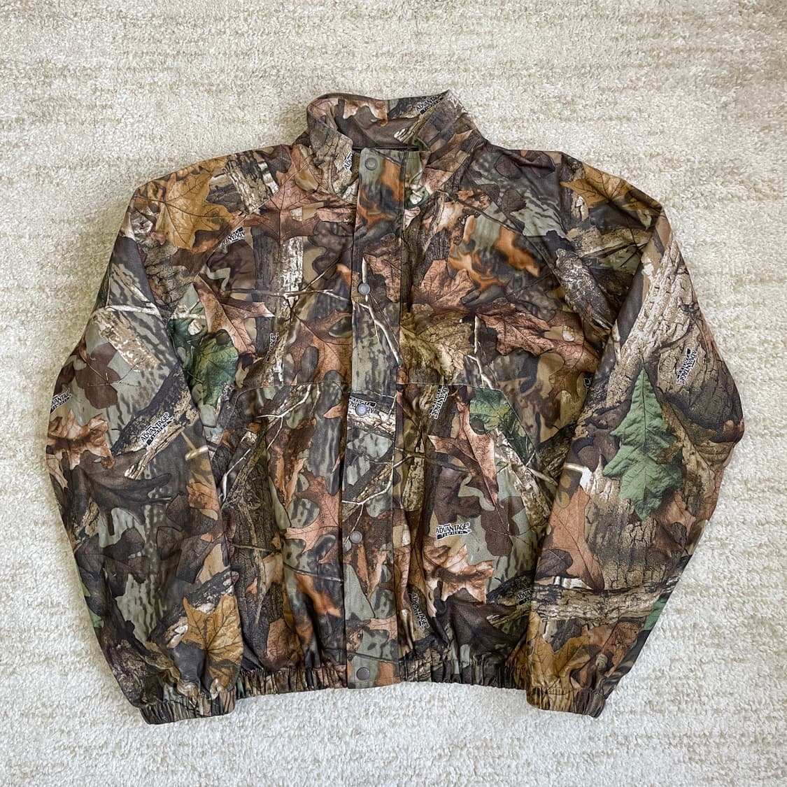 [L] 리얼트리 카모 패턴 윈드브레이커 바람막이 상품이미지1