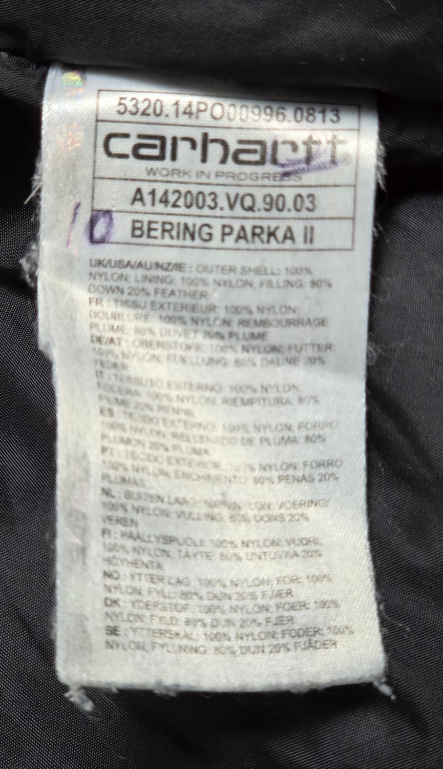 칼하트 베링파카2 다운 자켓(M) 상품이미지8