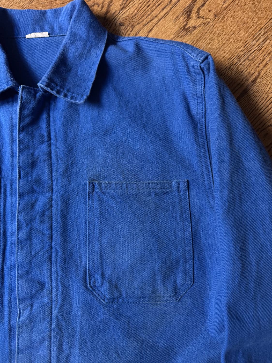 [M]90's 빈티지 잉크블루 프렌치 워크자켓 상품이미지3