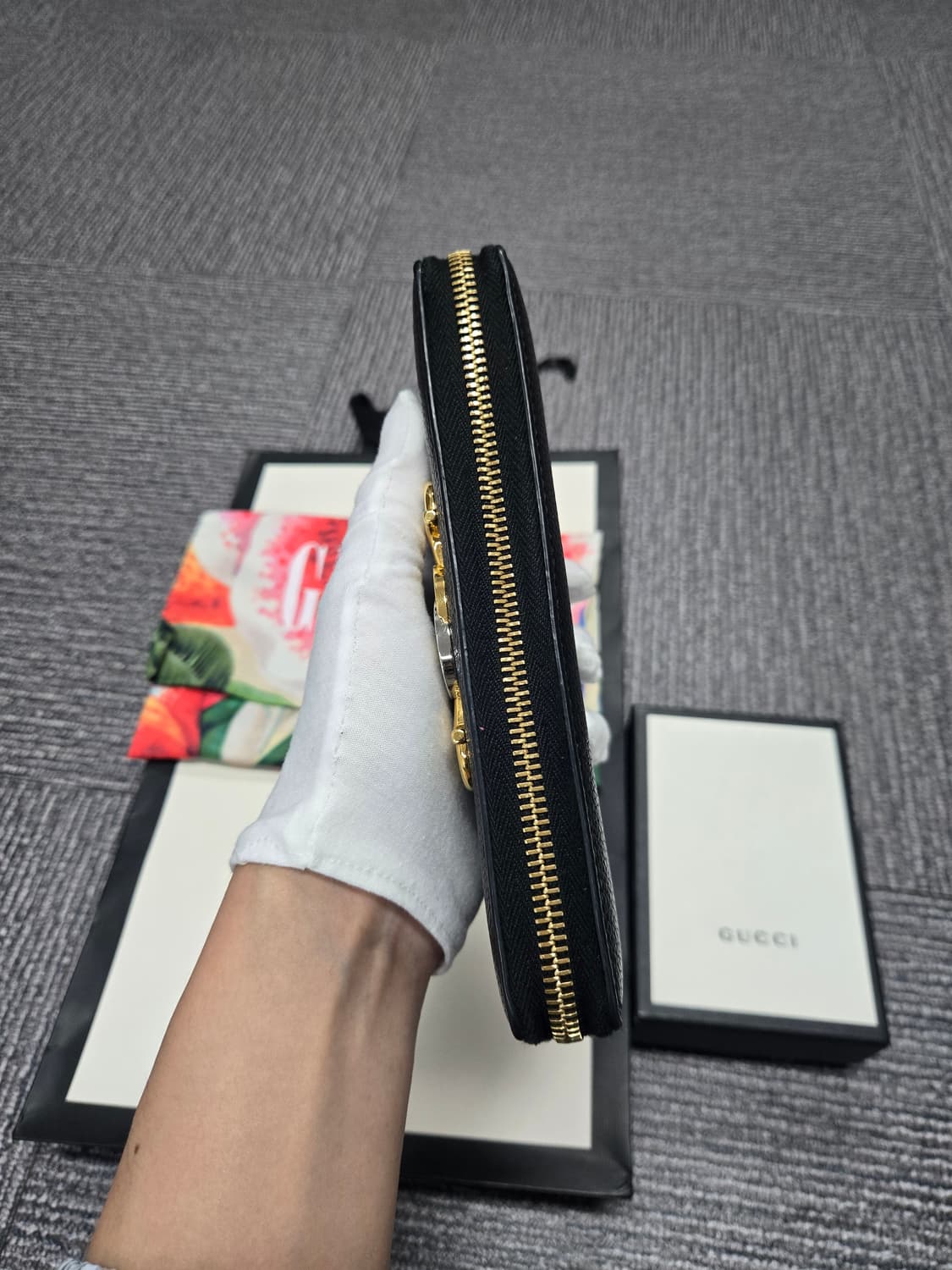 [특가][정품]구찌 주미 지퍼돌이 장지갑 상품이미지5