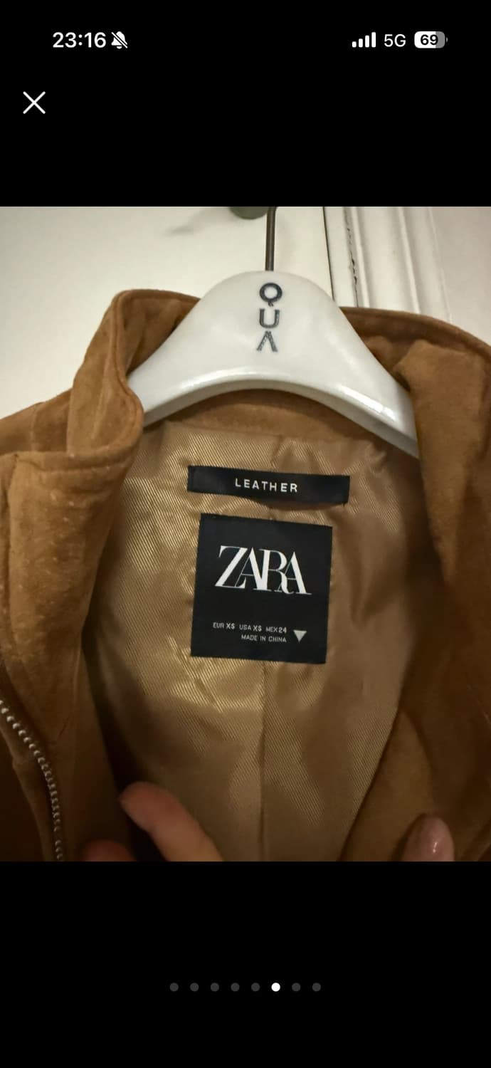 zara 자라 레더 자켓 (100%가죽) 상품이미지5