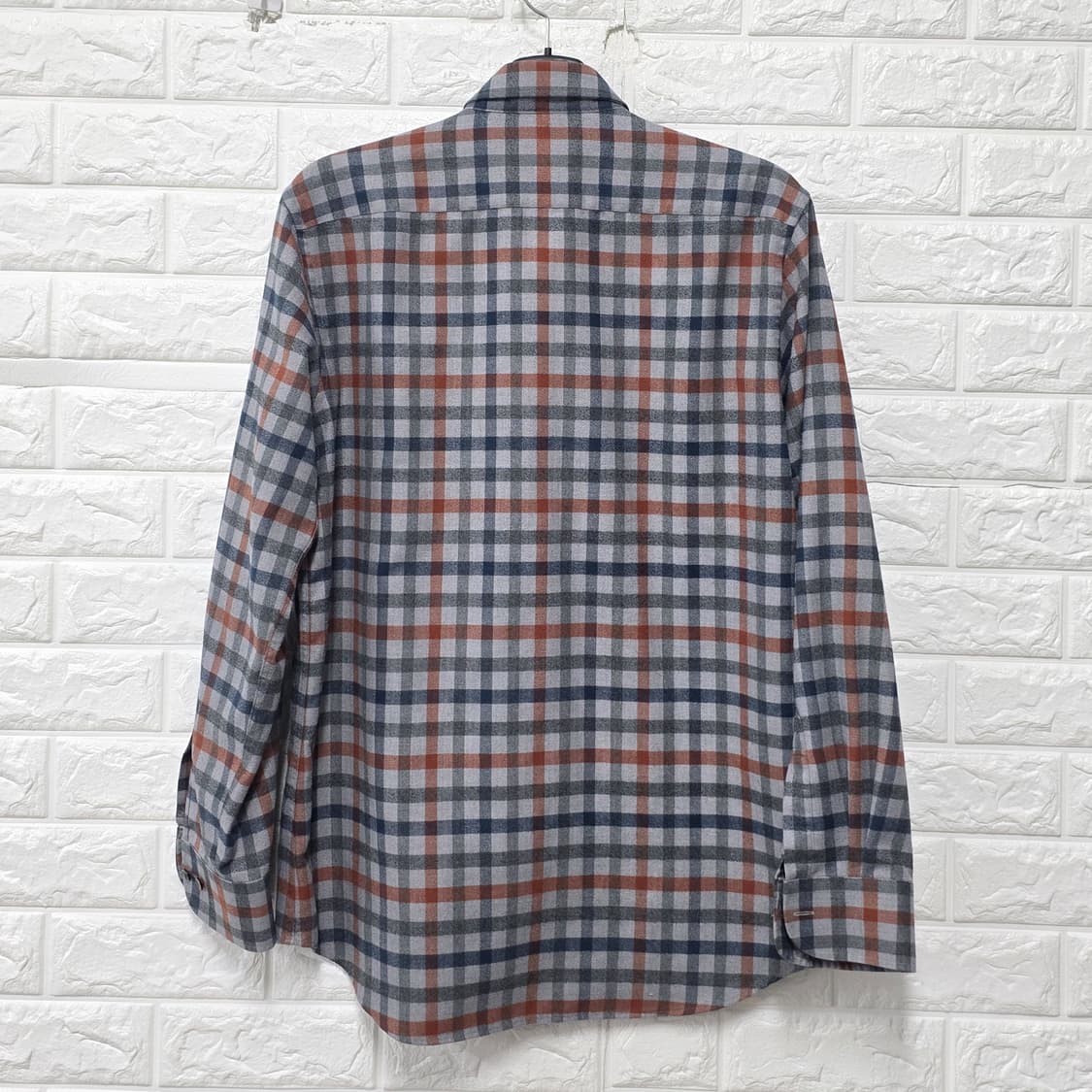 택포_ 닥스 체크 남방 105 상품이미지4