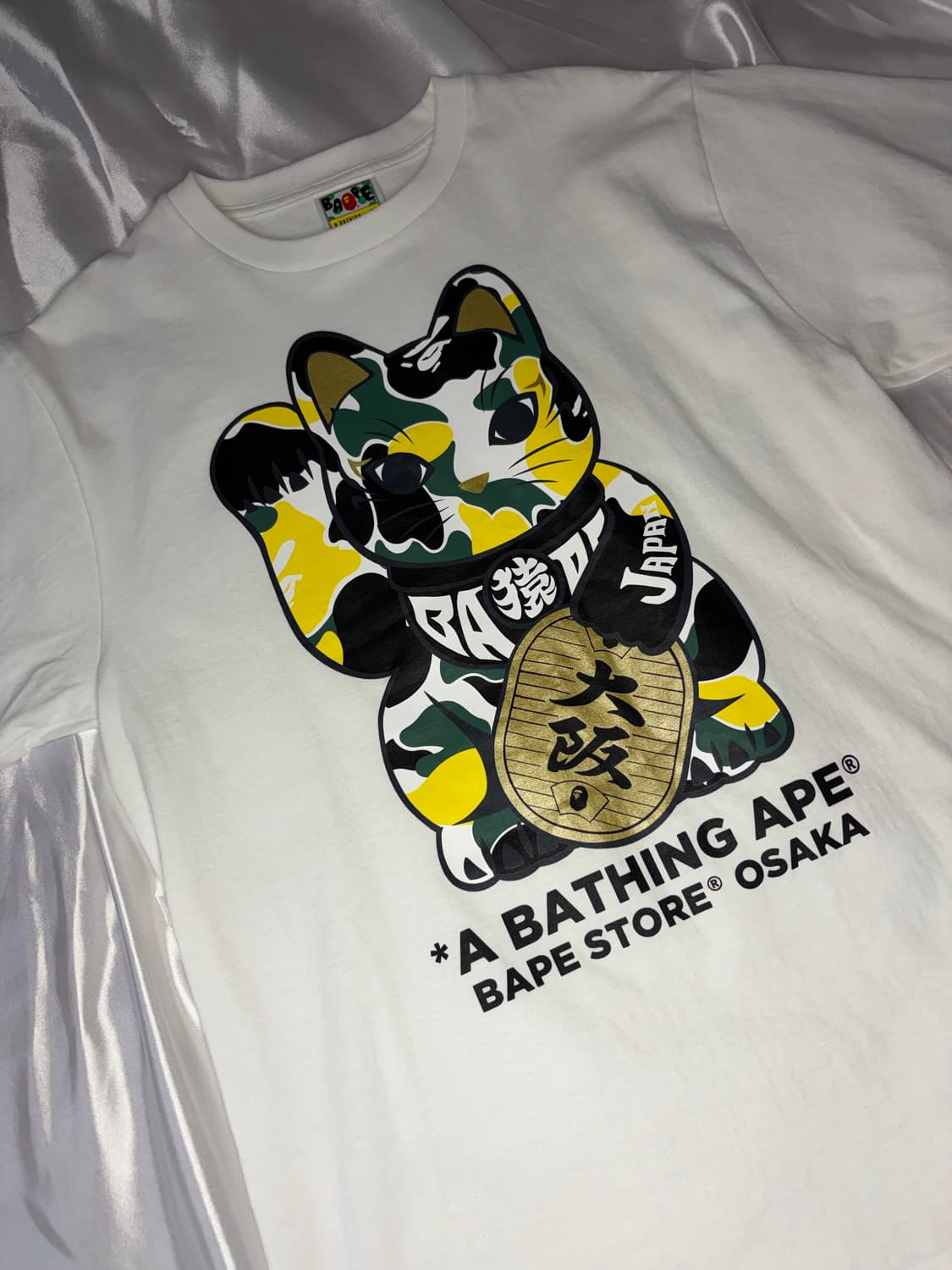 베이프 오사카 한정 마네키네코 반팔티 / BAPE Japan Exclus 상품이미지2