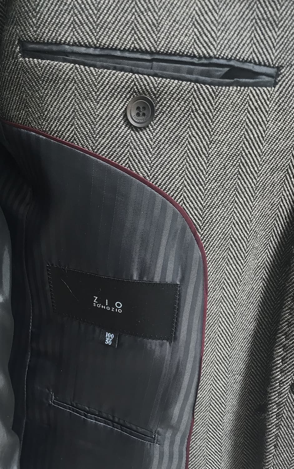 지오송지오 헤링본 블레이저 상품이미지6