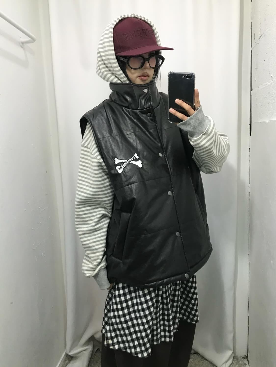 Galfy Crutch Leather Vest  상품이미지6