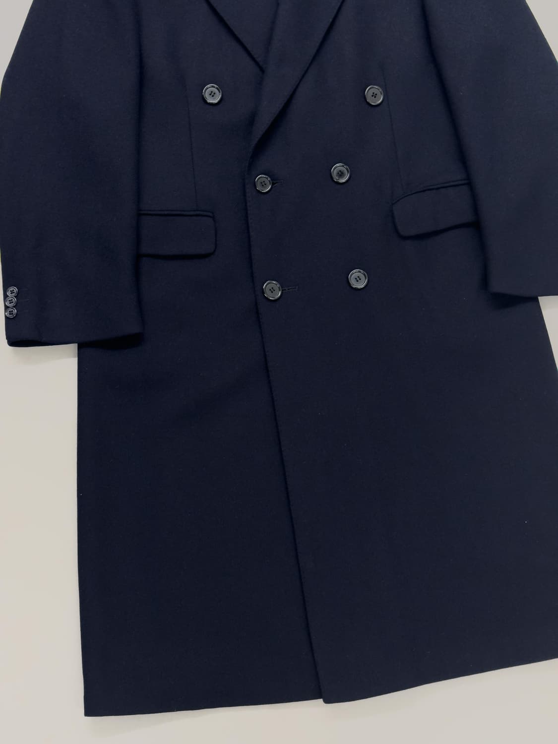 올드 버버리 더블 헤링본 코트 상품이미지3