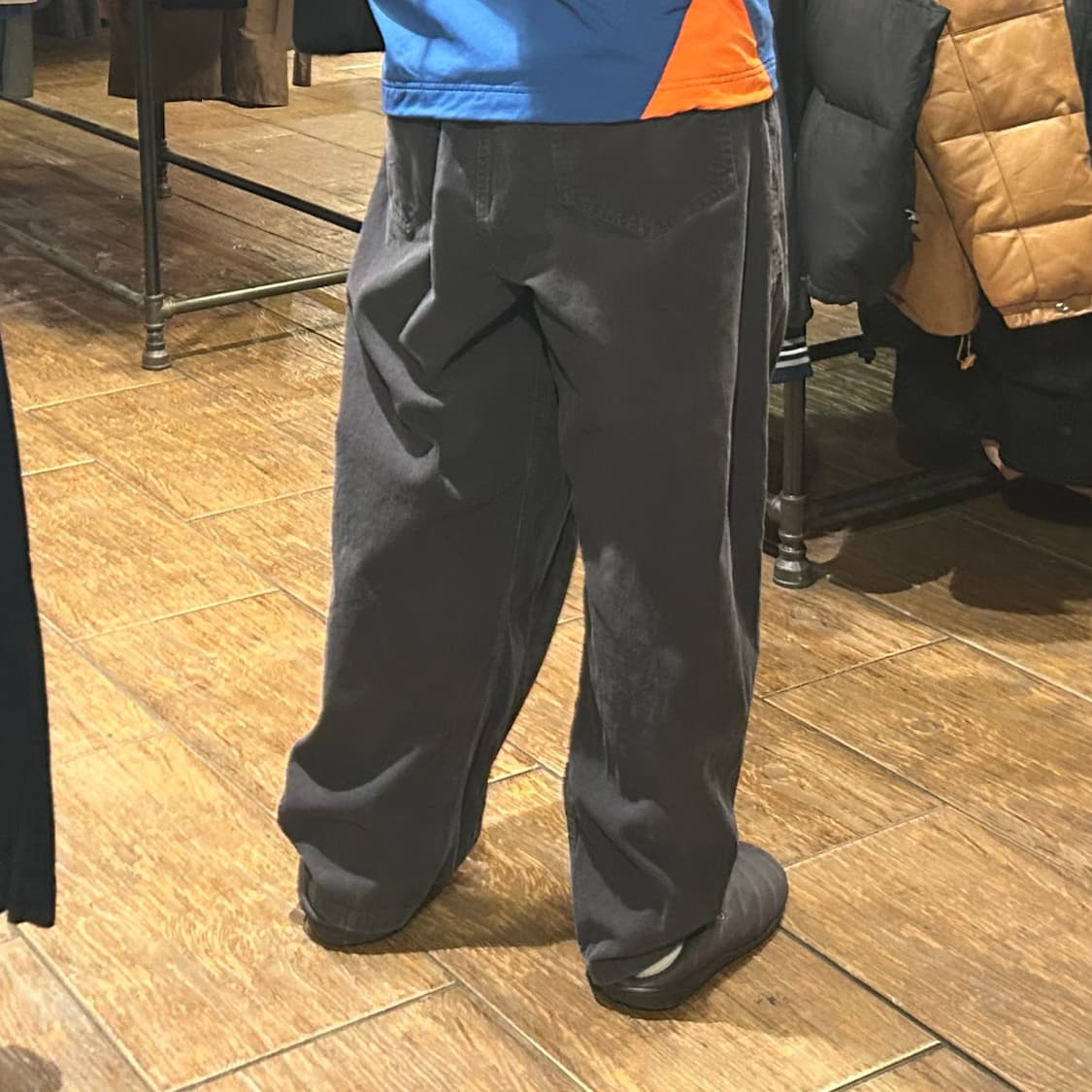 [HI] VTG 스웨이드 팬츠 차콜 상품이미지5