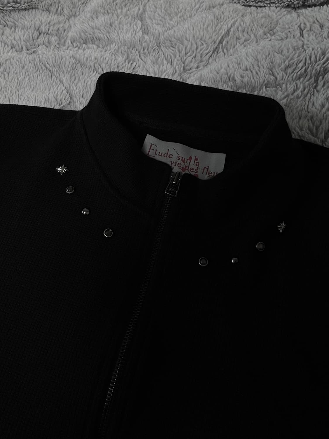 Defka western rivet layered sleeve zipup 상품이미지4