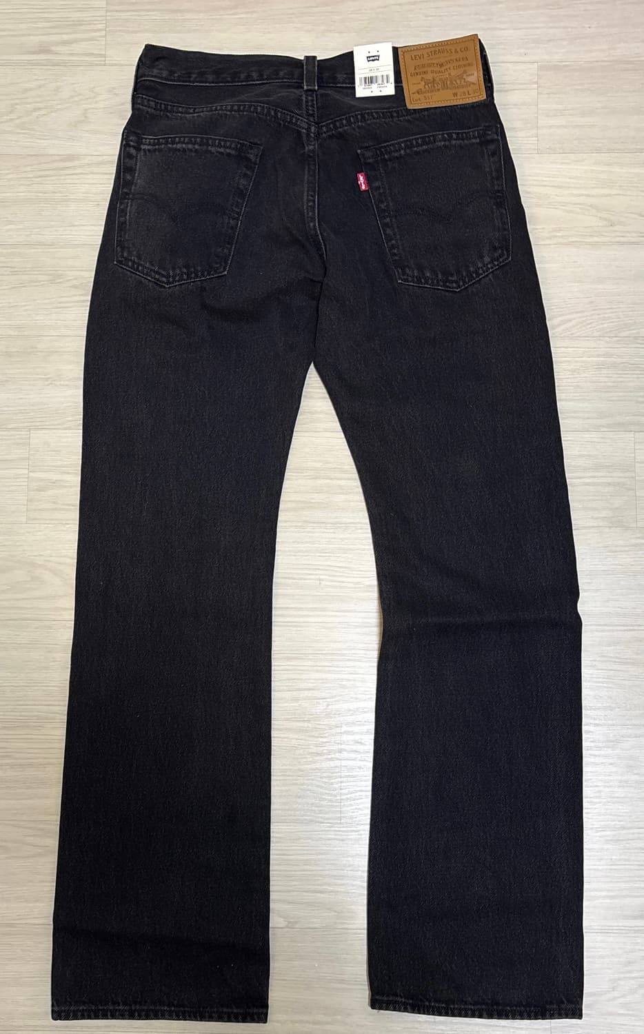 리바이스 프리미엄 517 부츠컷 바지 블랙 28/30 상품이미지1