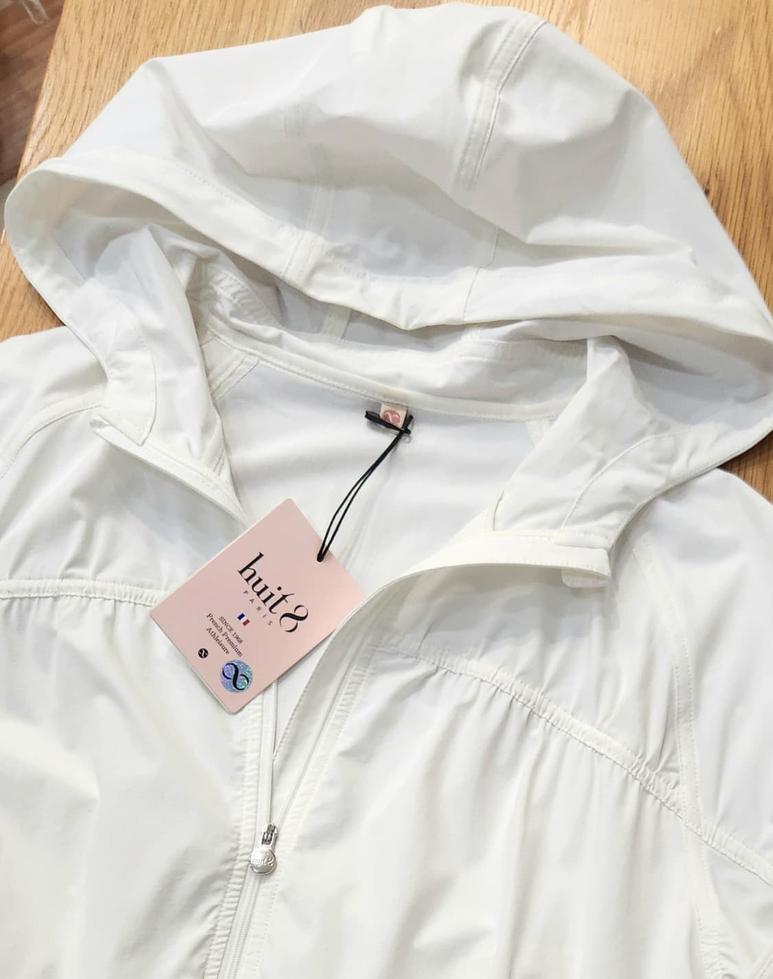 (새상품)위뜨8 셔링 후드 봄점퍼 상품이미지4