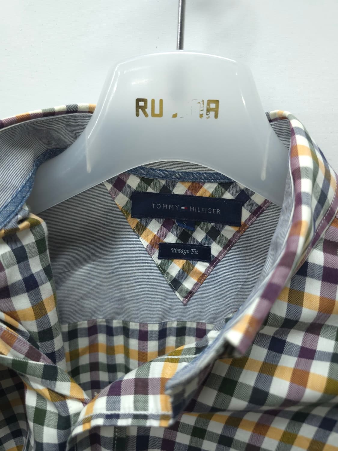 타미힐피거 빈티지핏 멀티 컬러 체크 셔츠 (95~100) 상품이미지6