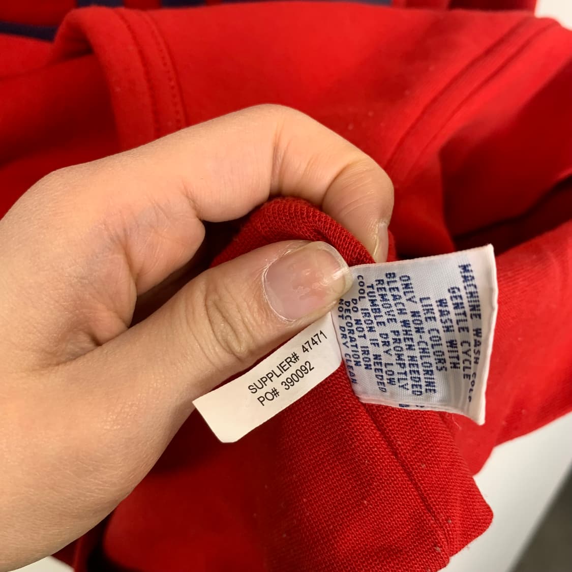 폴로 랄프로렌 us 오픈 레드 후드티 상품이미지7