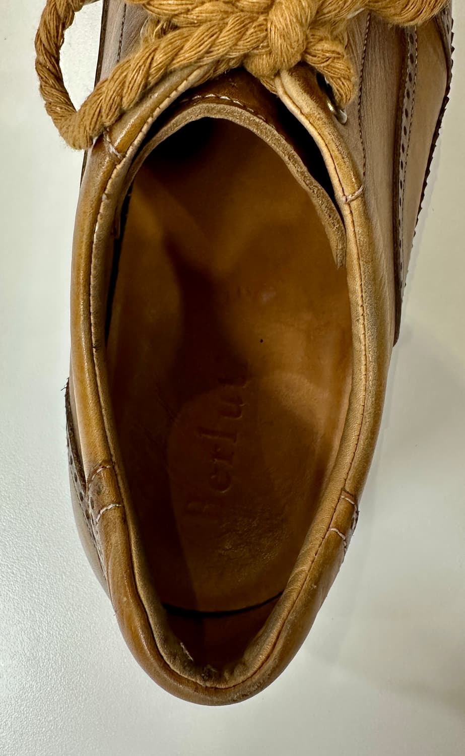 벨루티 옥스포드 브라운 슈즈 8 / 270 상품이미지5