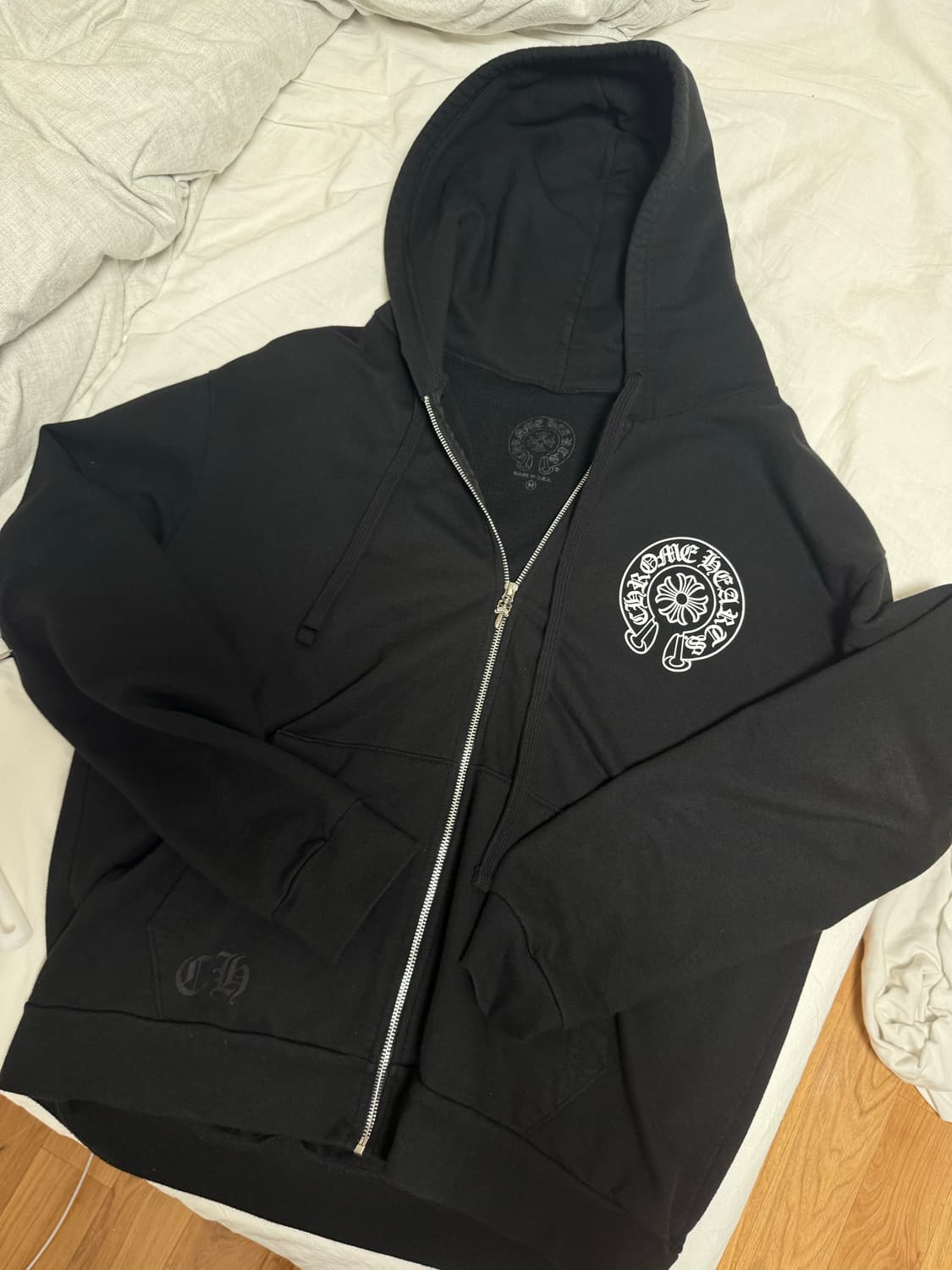 크롬하츠 홍콩 홀스슈 후드집업 M 상품이미지1