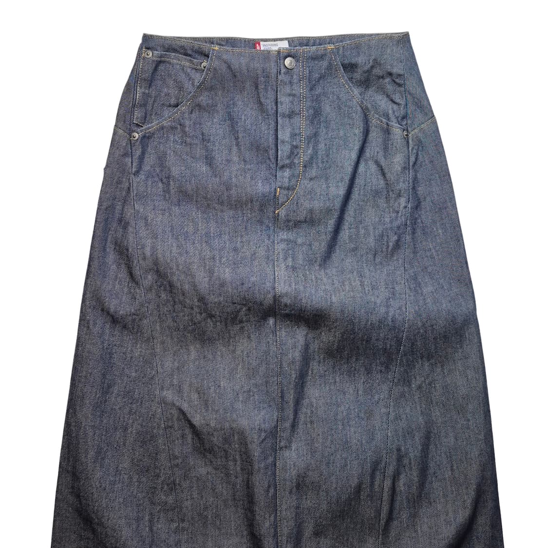 [26] 리나이스 엔지니어드 데님 롱 스커트 상품이미지3