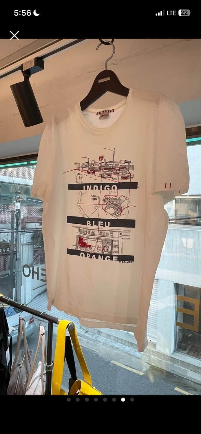 [KENZO] Cinema Sketch Graphic T-Shirt Wh 상품이미지6