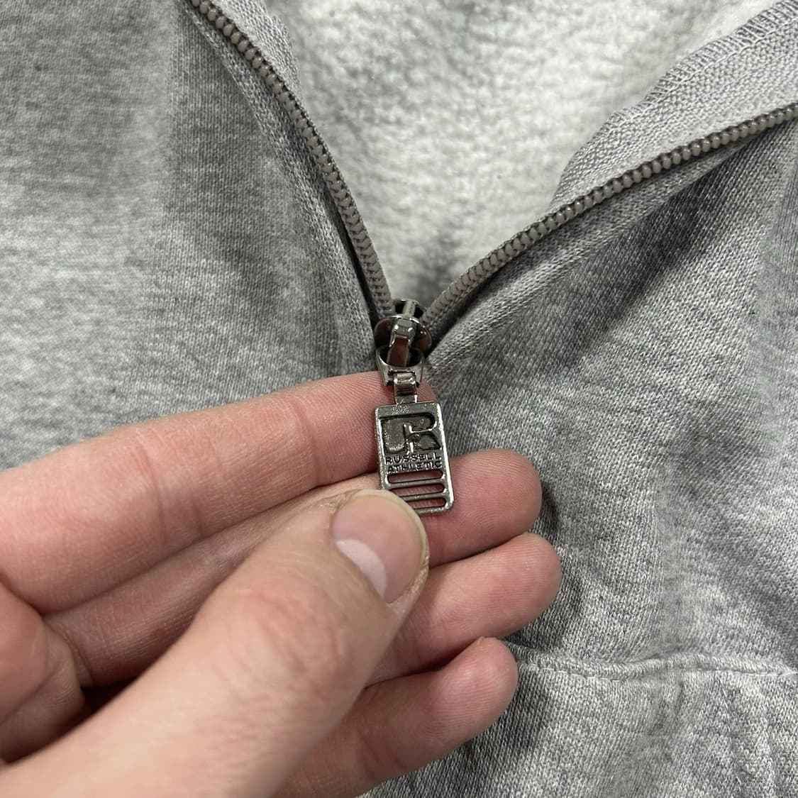 90s 러셀 애슬레틱 빈티지 풀 집업 후드 스웻셔츠 상품이미지5